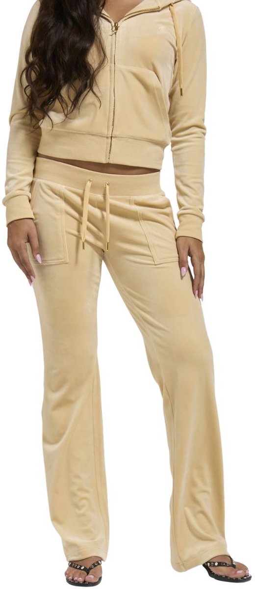 Juicy Couture Juicy Couture Del Ray Pocketed Pant Gold BOULDER - Maat XL