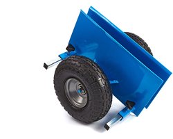 HBM 250 kg skivrulle – plåt- & panelrulle med stabil stålram, max last 250 kg, justerbar klämvidd 0–23 cm, robust transporthjälp