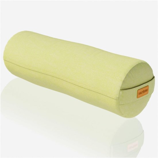 Gorilla Sports Yoga Bolster - Donker groen - 65 x 20 cm - Yoga kussen - Rond van Gorilla Sports. — afbeelding 5