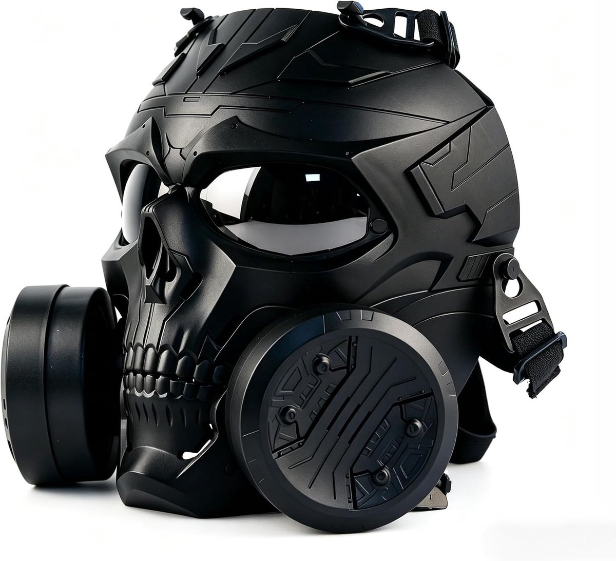 Airsoft masker - Zwart - Eén maat - Thermoplastisch Polyurethaan - Voor CS Game en Paintball Bescherming