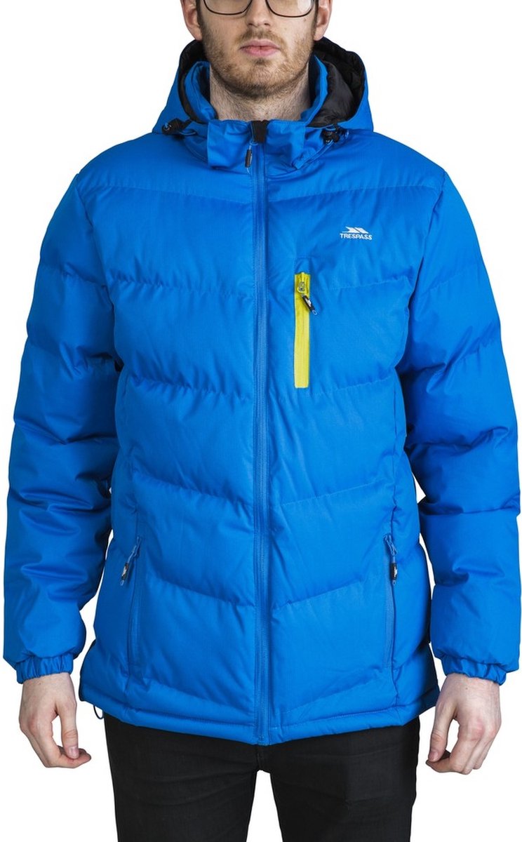 Trespass-jas Blustery - Gewatteerde herenjas Electric Blue