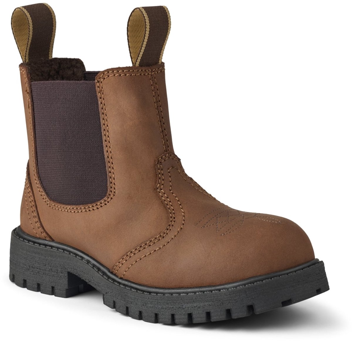 Bootstock Chelsea Cowboylaarzen - Kinderen - Donkerbruin - Leer