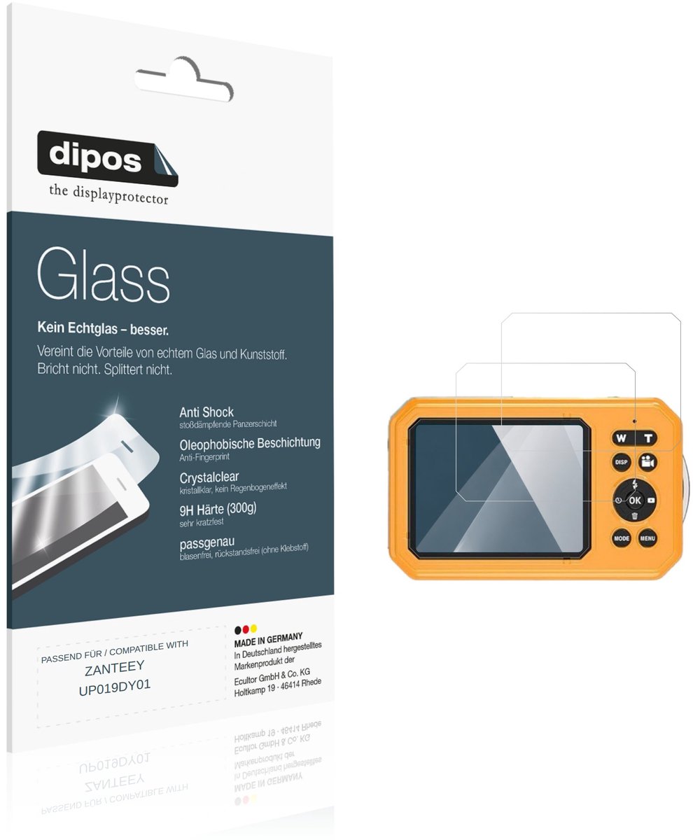 dipos – 2x Pantserfolie geschikt voor ZANTEEY UP019DY01 | 9H Screenprotector