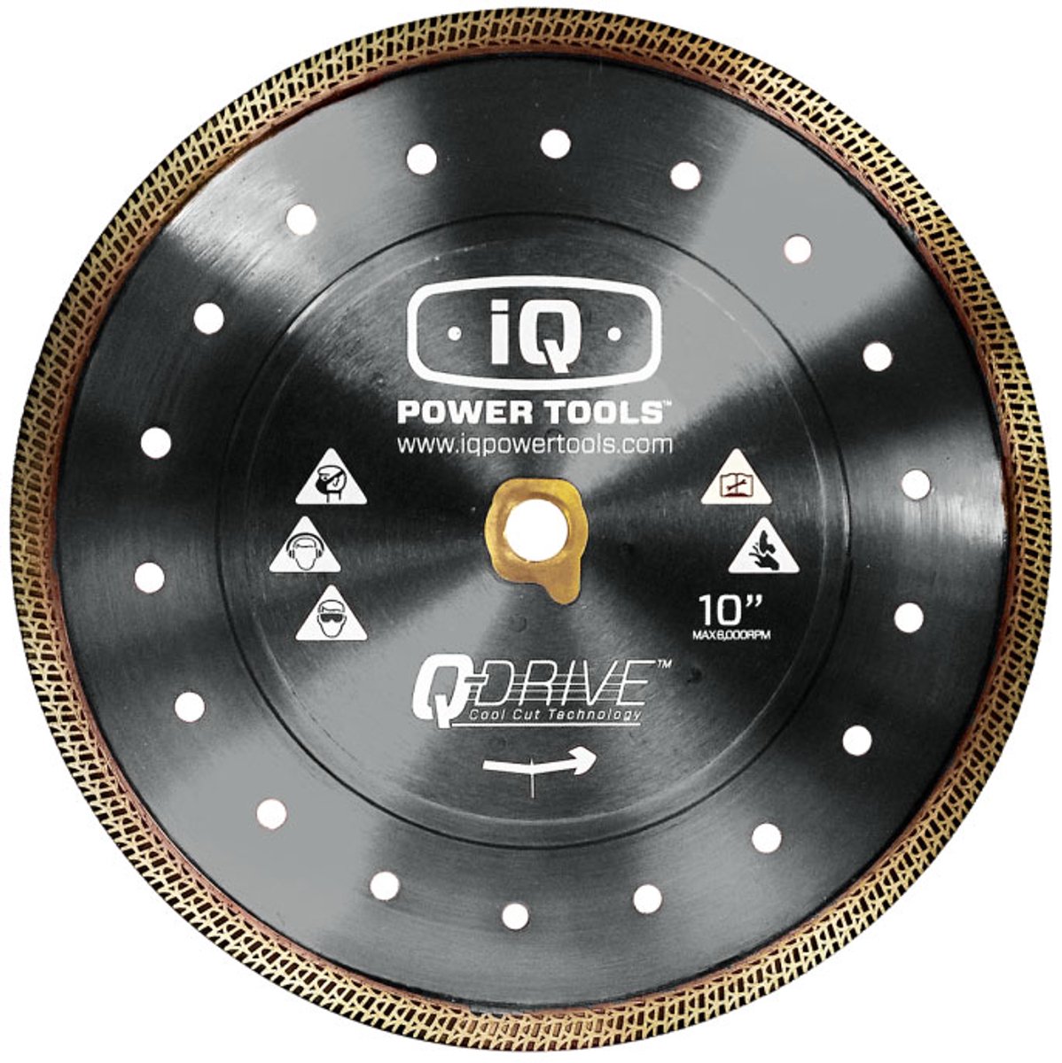 iQ Power Tools Diamantschijf 254mm Hard materiaal - Q-Drive Cool Cut