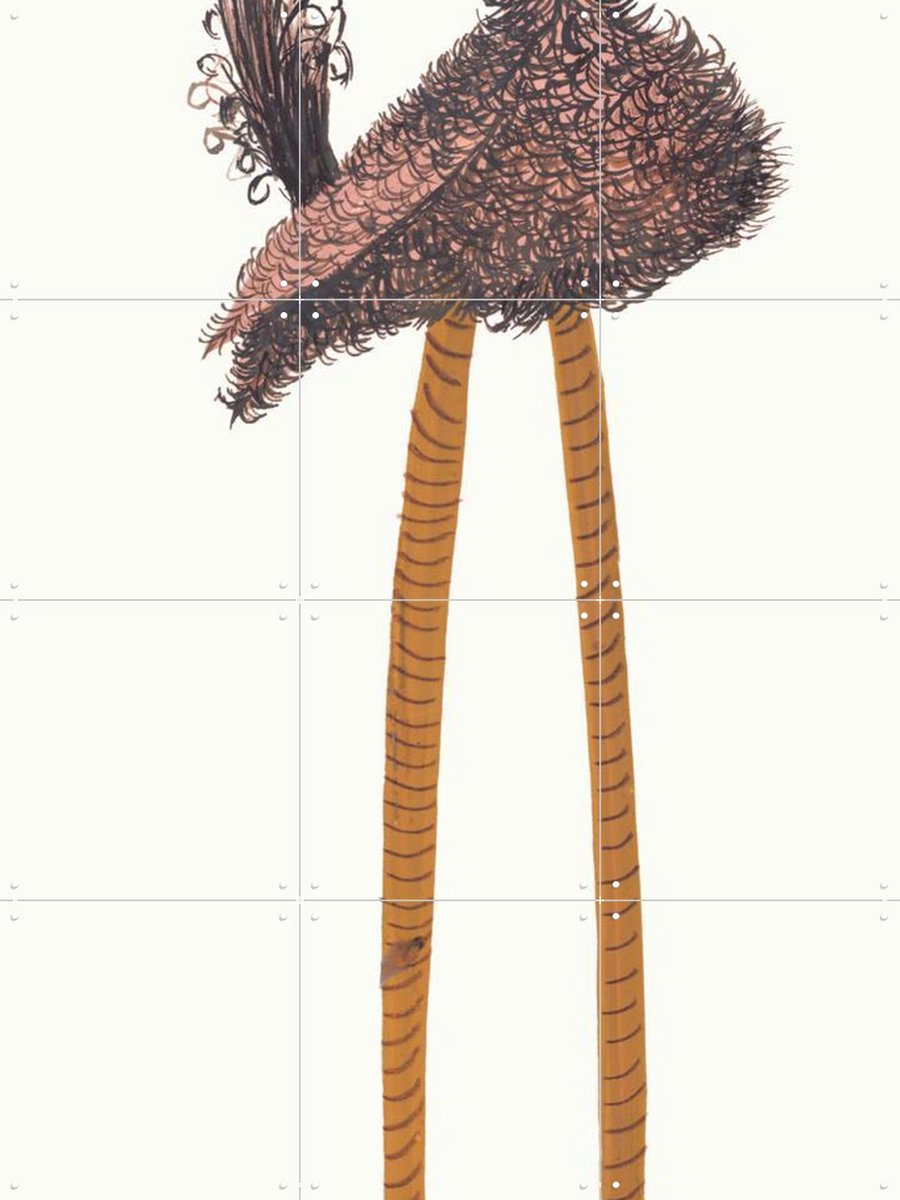 IXXI Fiepvogel, Fiep Westendorp - 60 x 80 cm - Gratis ophangtool - Grote wanddecoratie en posters - Cartoonesk, Kleurrijk, Fantasierijk, Illustraties
