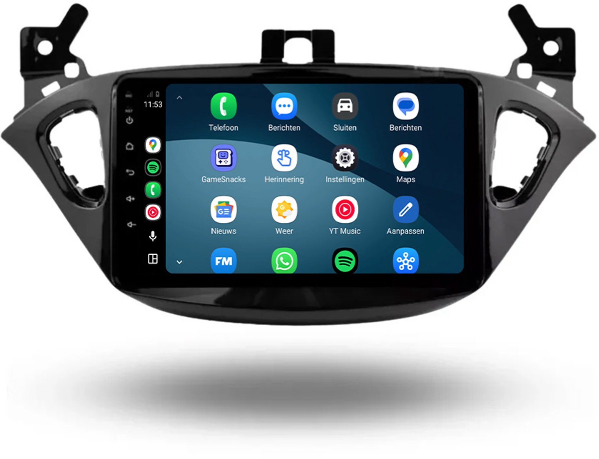CarPlay autoradio geschikt voor Opel Corsa | 2014 t/m 2019 | Cartronix CTX-7043 | 2014 2015 2016 2017 2018 2019 | 9 inch | Android 15 | Draadloos Apple CarPlay & Android Auto | 2GB + 32GB | Bluetooth & Wifi