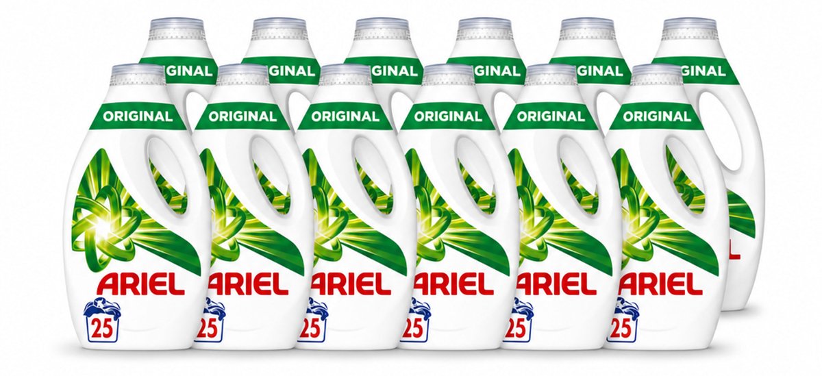 12 x Ariel – Original – Vloeibaar Wasmiddel – 1,13 L - Voordeelverpakking - 12 stuks
