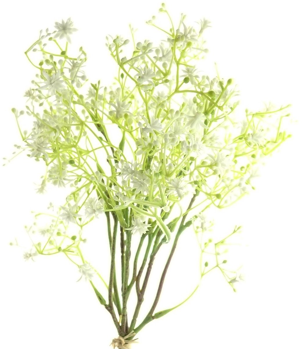 Deko Florale Sperling sterbloemenbosje wit 40 cm 3 stelen kunstbloemen