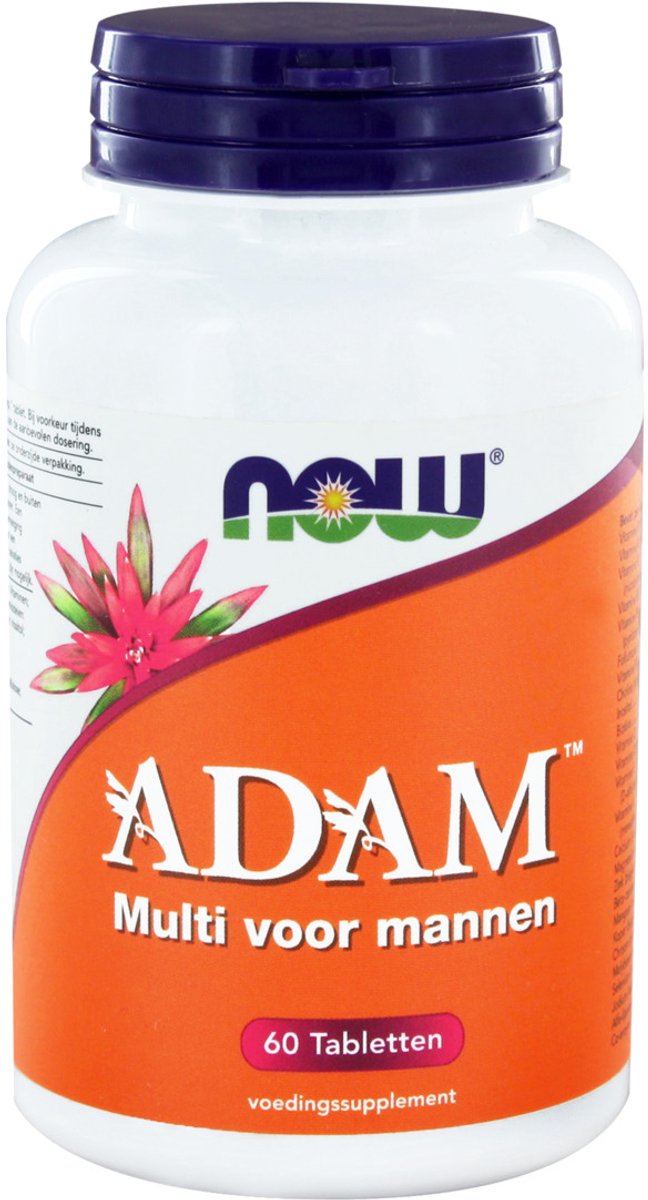 Now Foods - ADAM Multivitamine voor Mannen - Vitamines en Mineralen - 60 Tabletten