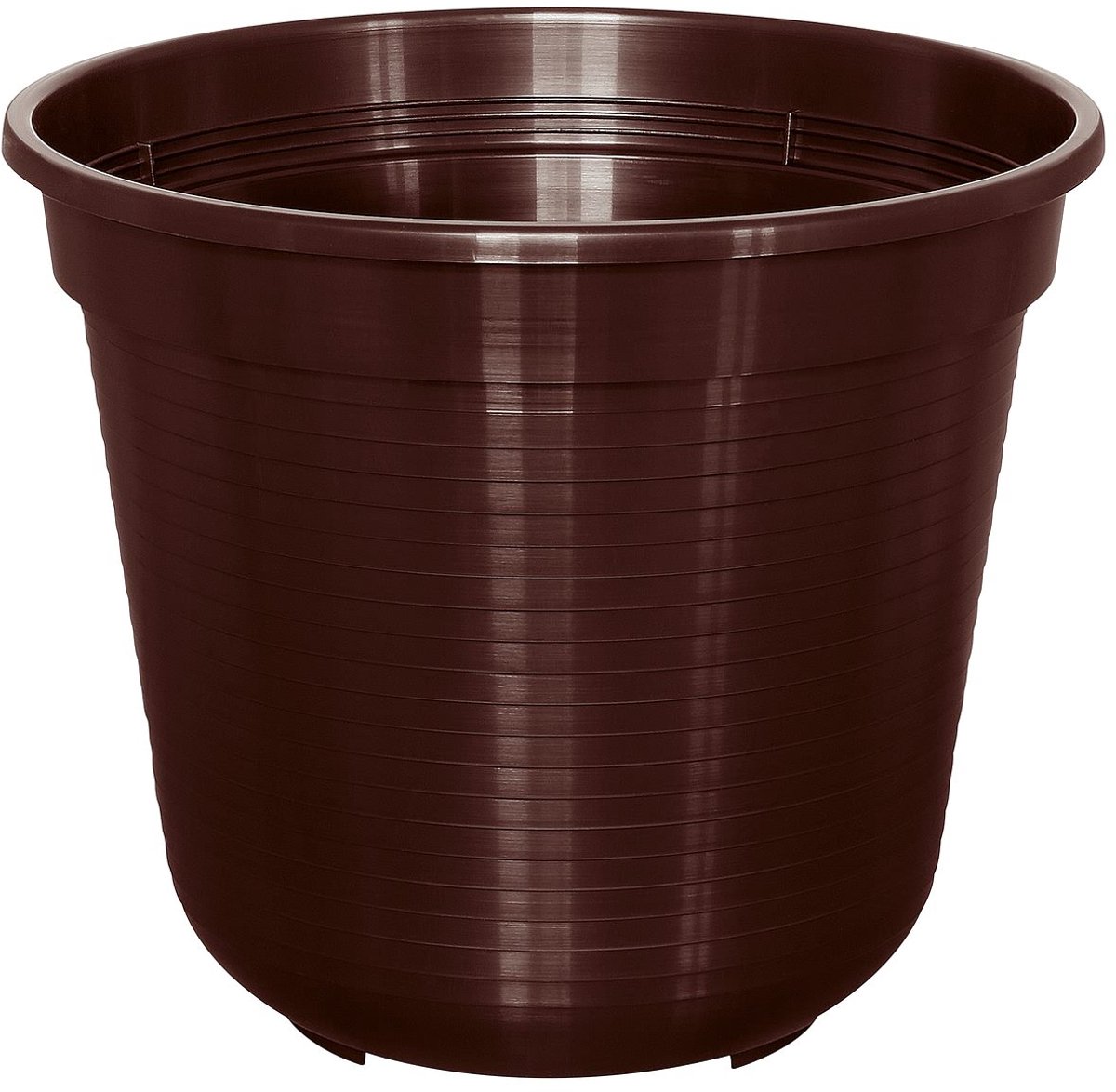 Geli Bloempot STANDARD Bruin Ø 20 cm - Kunststof