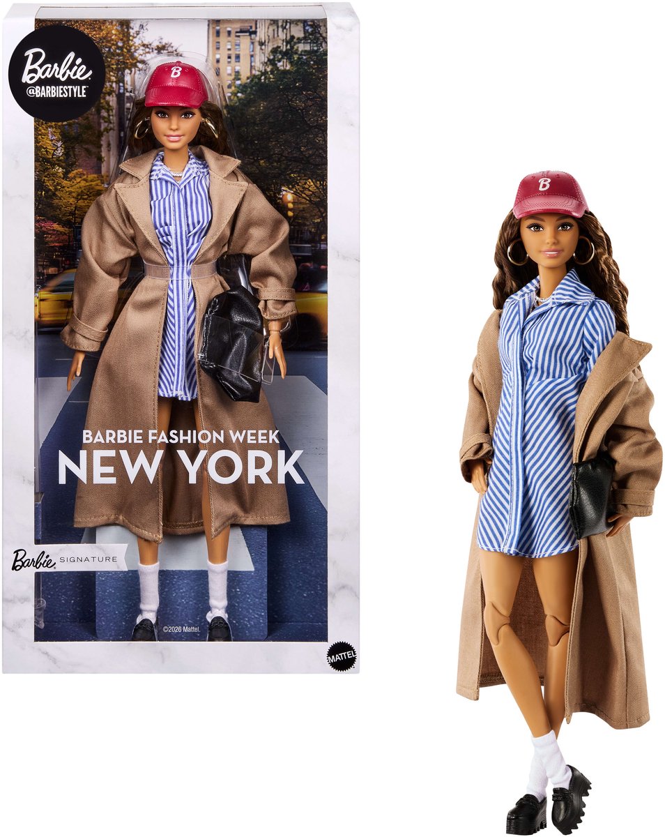 Barbie Bstyle Fashion Week Ny Pop Blauw Kinderen