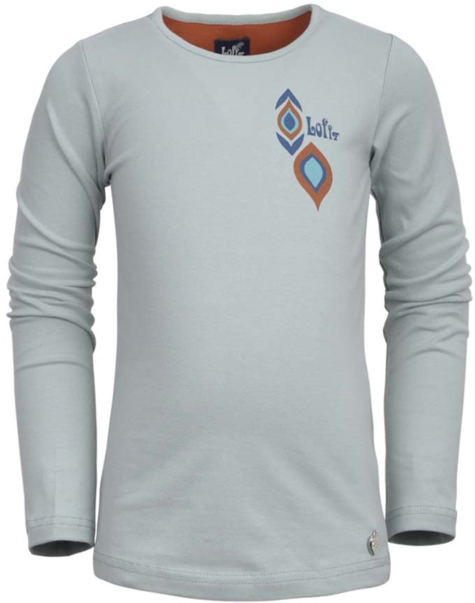 LoFff-meisjes Shirt Longsleeve Onika-Jade-Aqua blauw