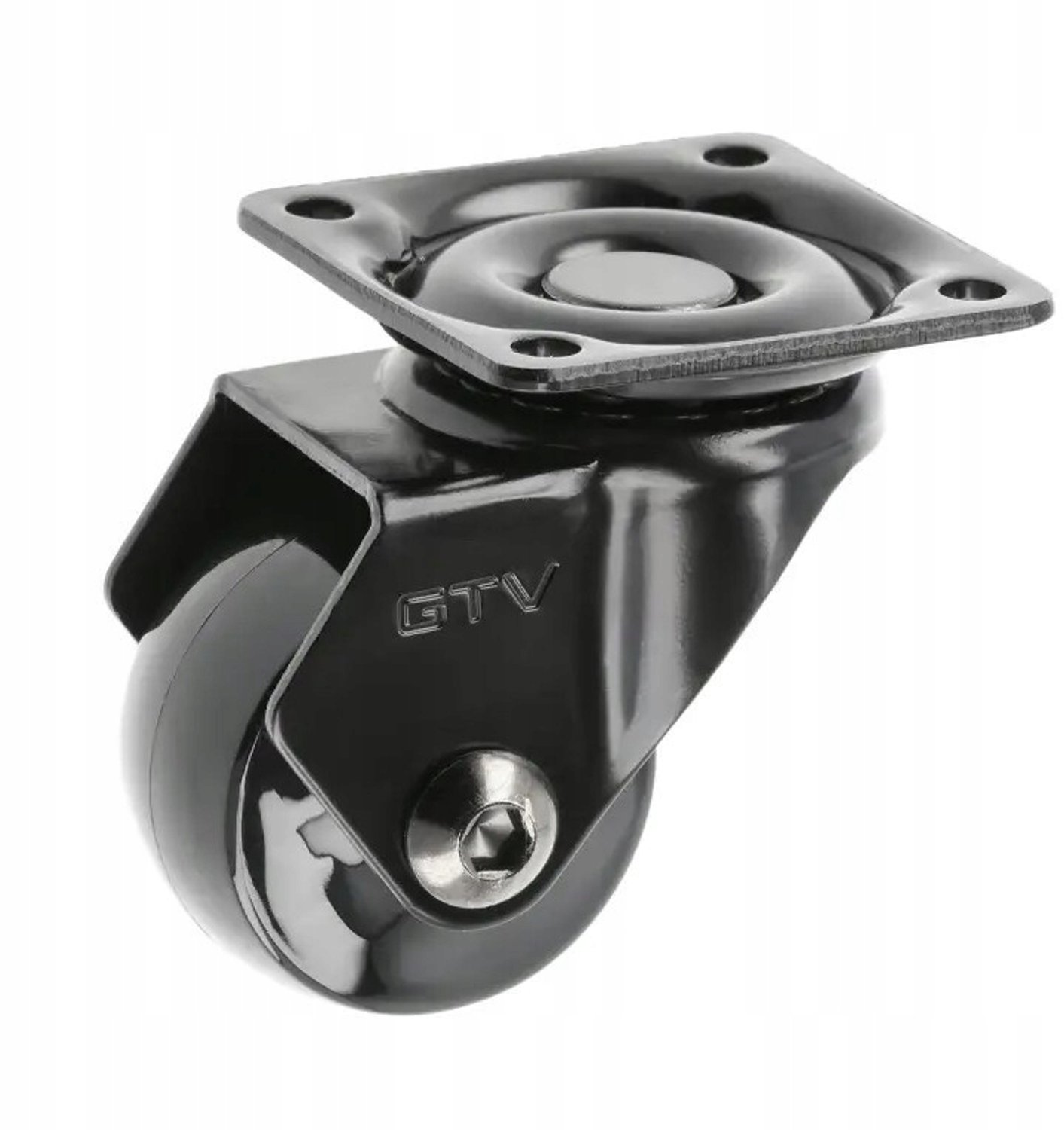 GTV Calibro Meubelwiel 35mm Zwart - Zonder Rem