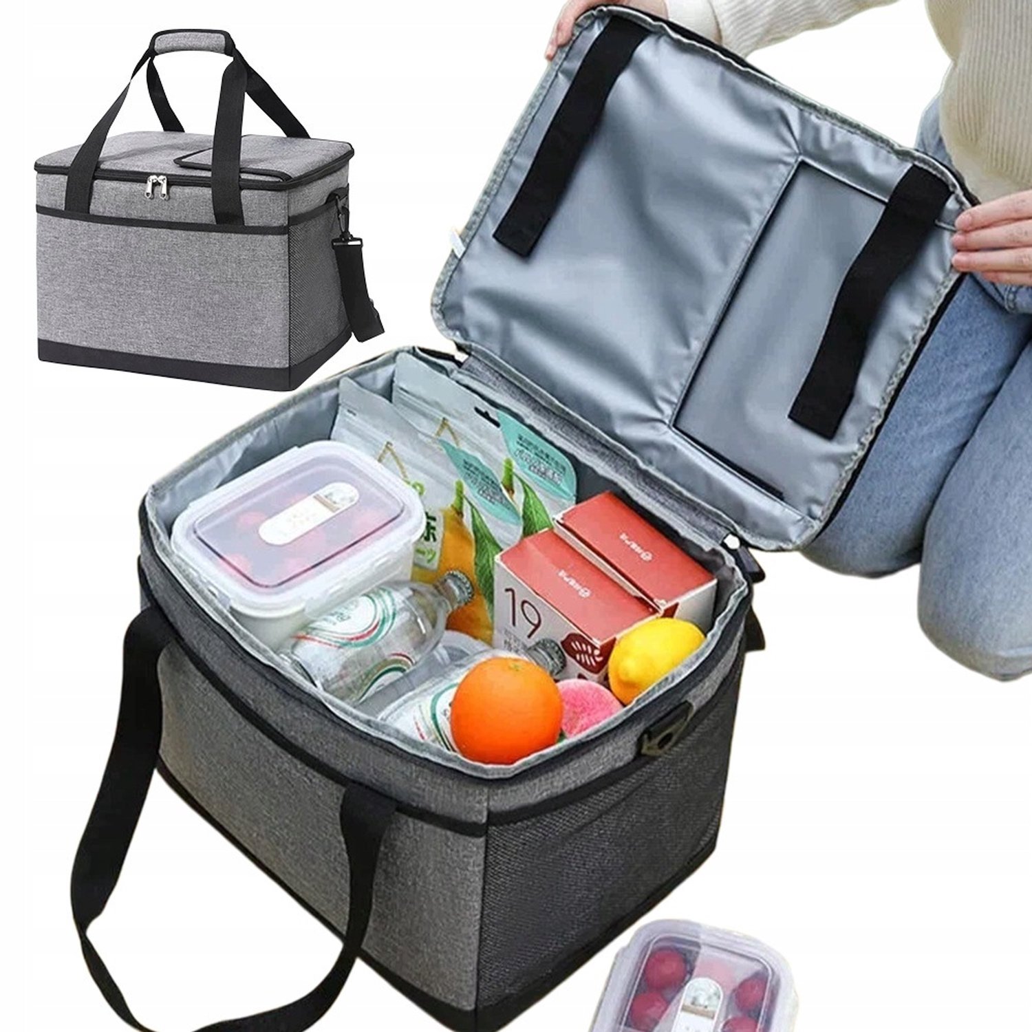 Grote Koeltas 35L - Ideaal voor Picknick, Camping en Catering