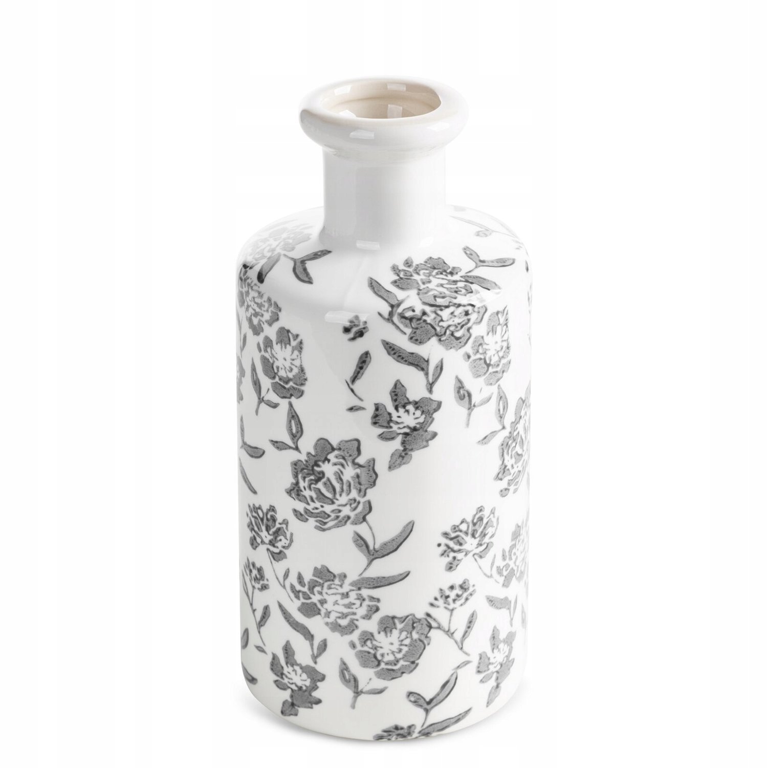 Decoratieve Vaas Vivian 11 x 25 cm Wit Keramiek