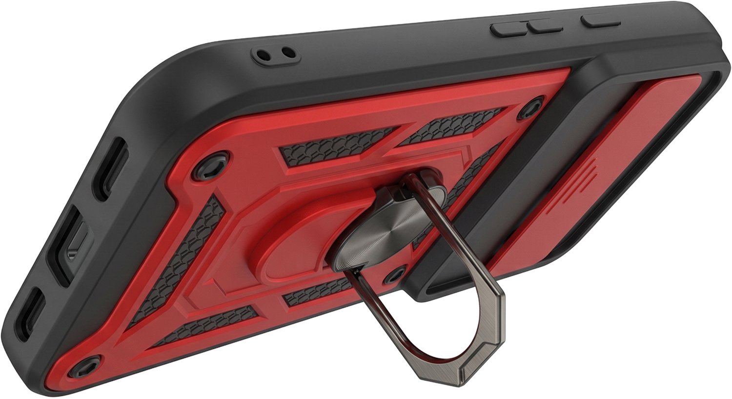 Mayaxess, Hoesje voor Pixel 11 / Pixel 11 Pro met Cameracover en Magnetische Ring, Rood