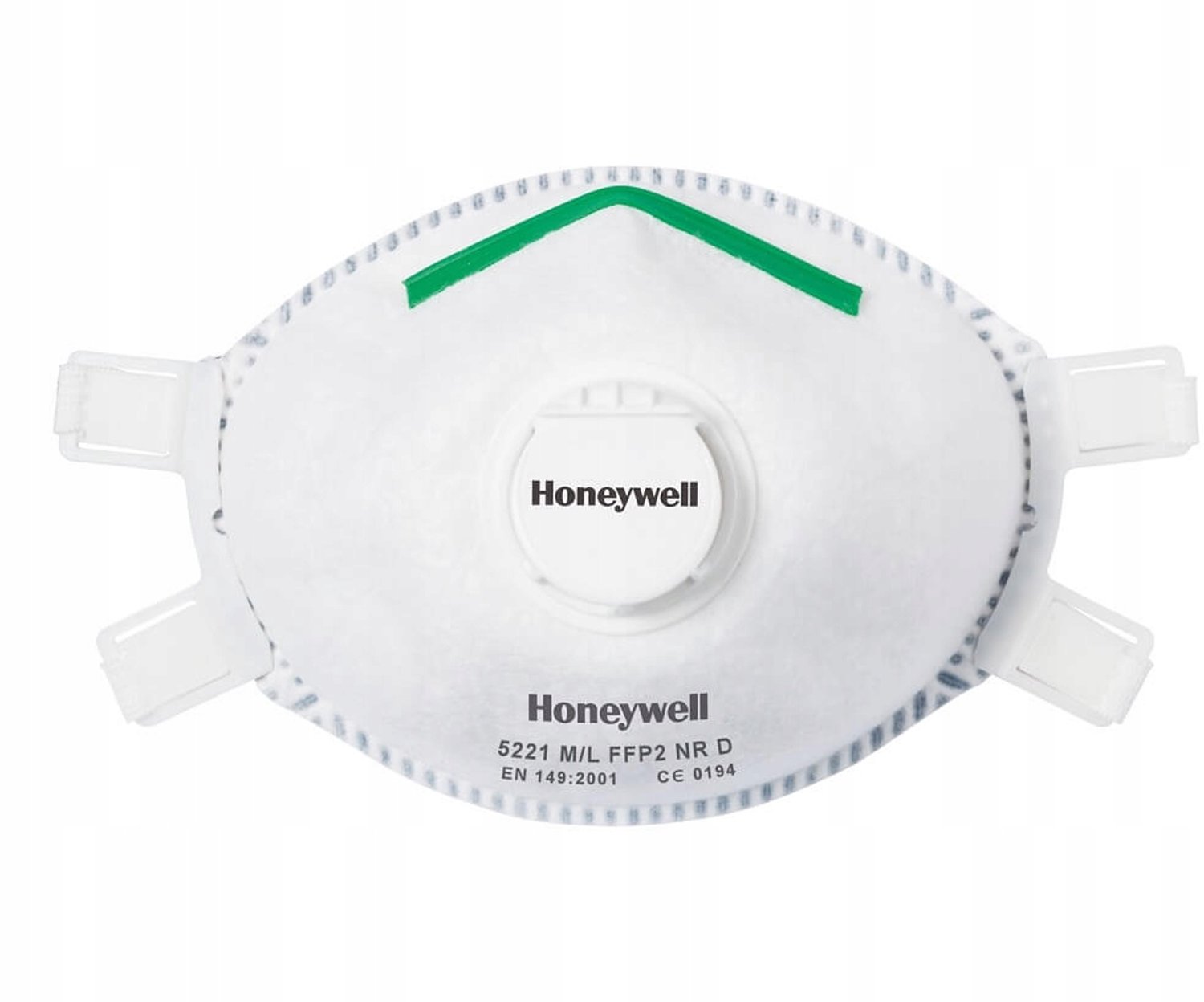 Merkloze stofmasker P2, halfgelaatsmasker met ventiel
