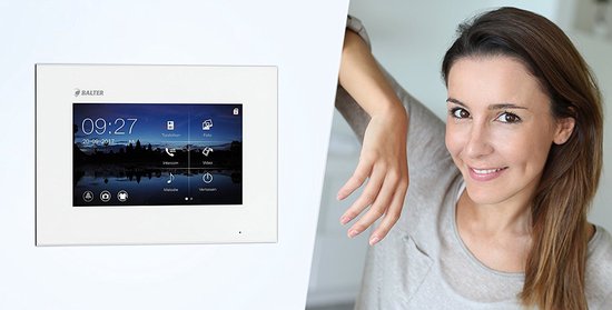 Video Deurbelset 7 Inch Touchscreen - 2-Draads Bus - 150° Groothoekcamera - Metaal - Buitenbeveiliging — afbeelding 3