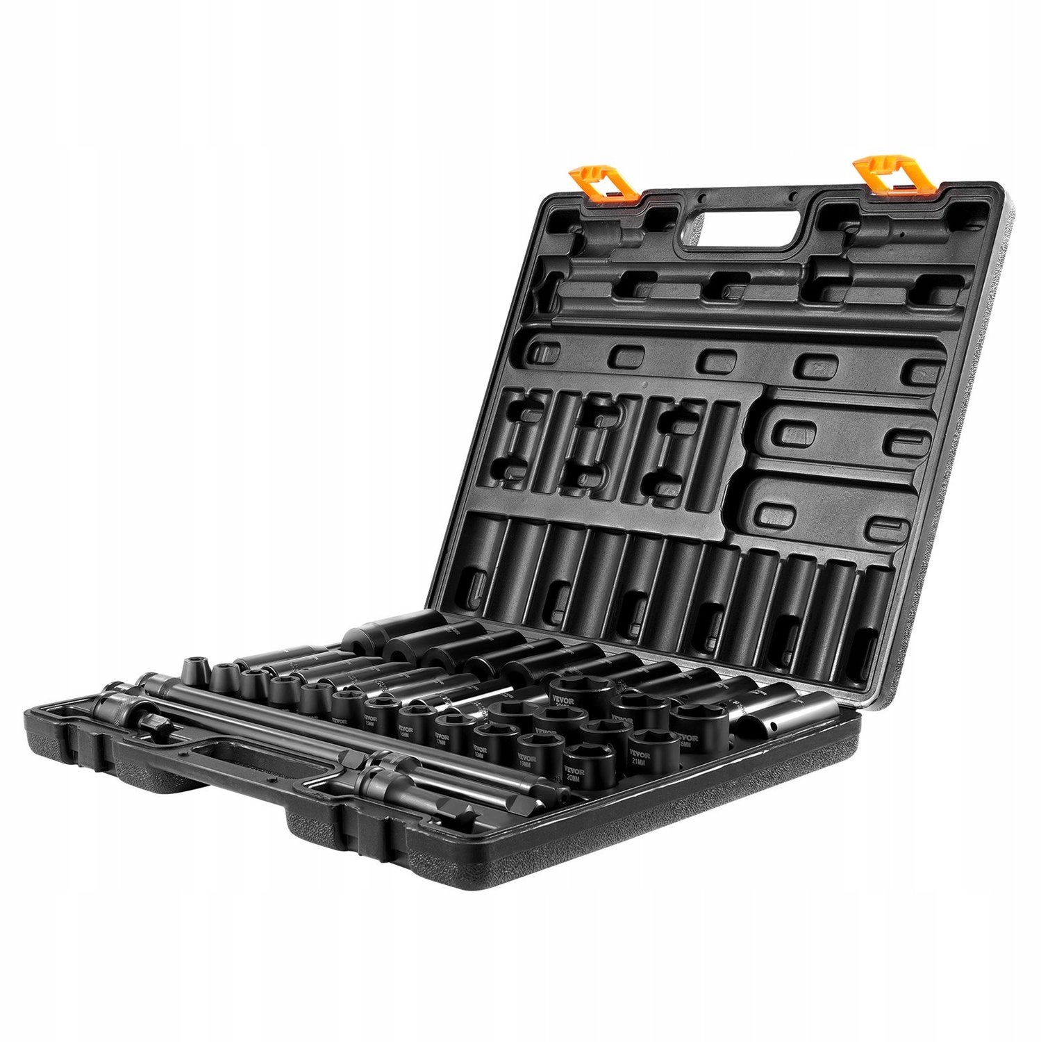 Slagdoppen Set 1/2'' 9-30mm - 43 Delen in Koffer