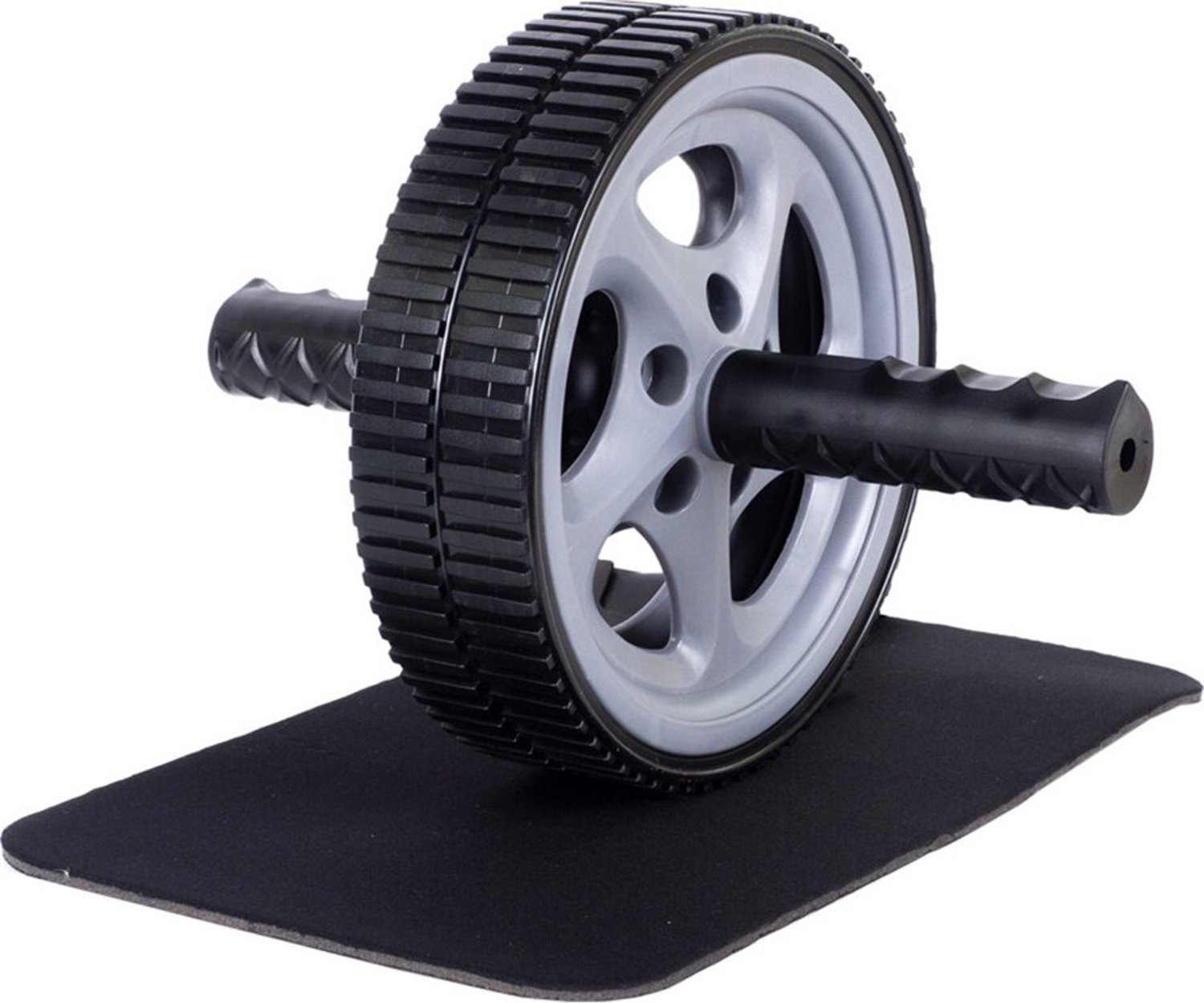 Profit Trainingswiel met Mat - Grijs/Zwart DK 3218N