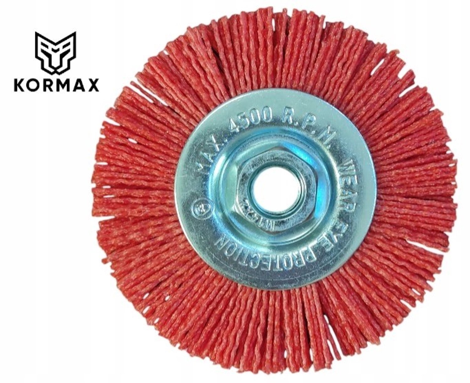 Kormax Nylon Schijfborstel 115mm M14 - Verwijder Roest & Verf