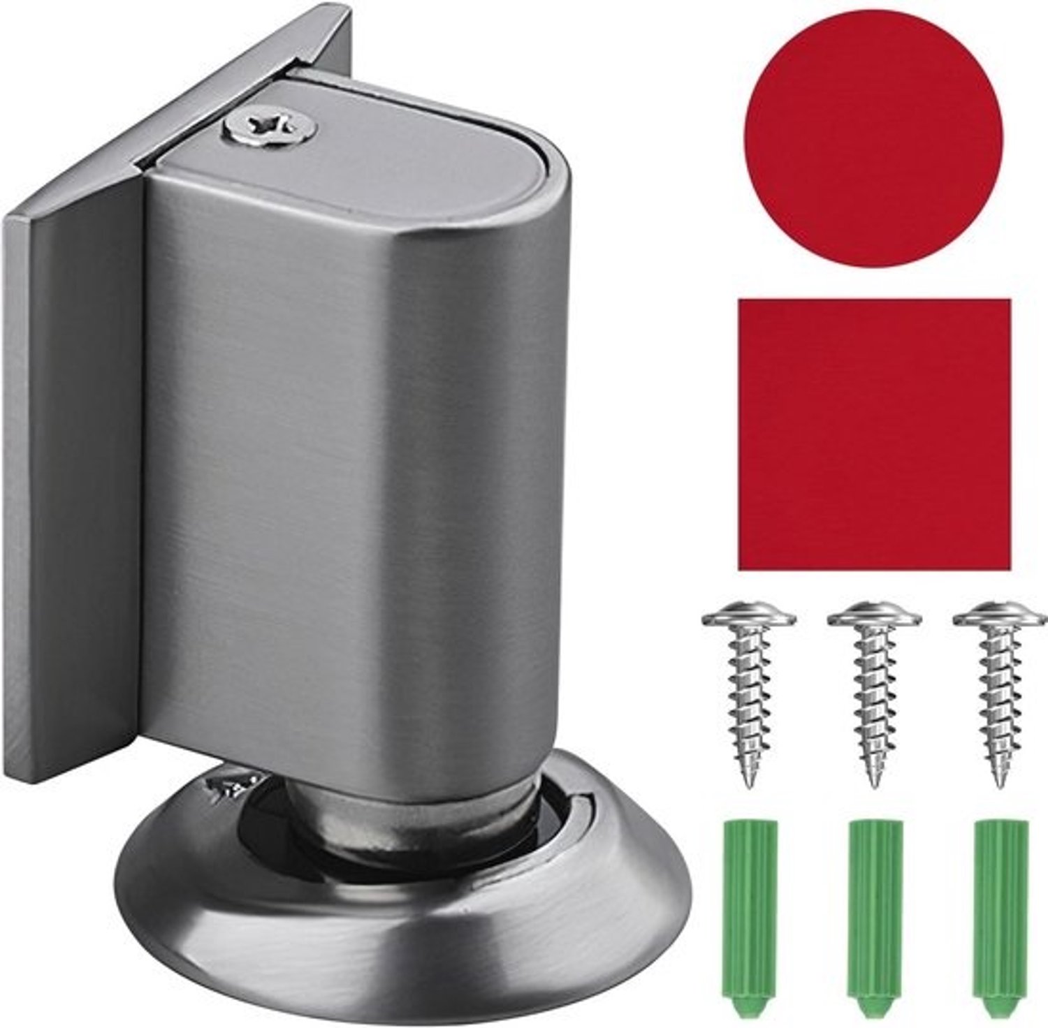 Verstelbare magnetische deurstopper - Voor vloeren - Efficiënte bescherming - Voor muren en deuren