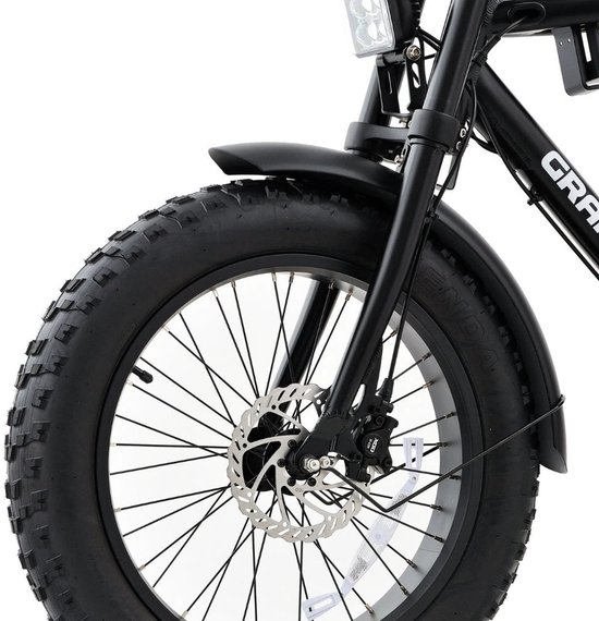 Grandeux Xplore Fatbike – Zwart — afbeelding 2