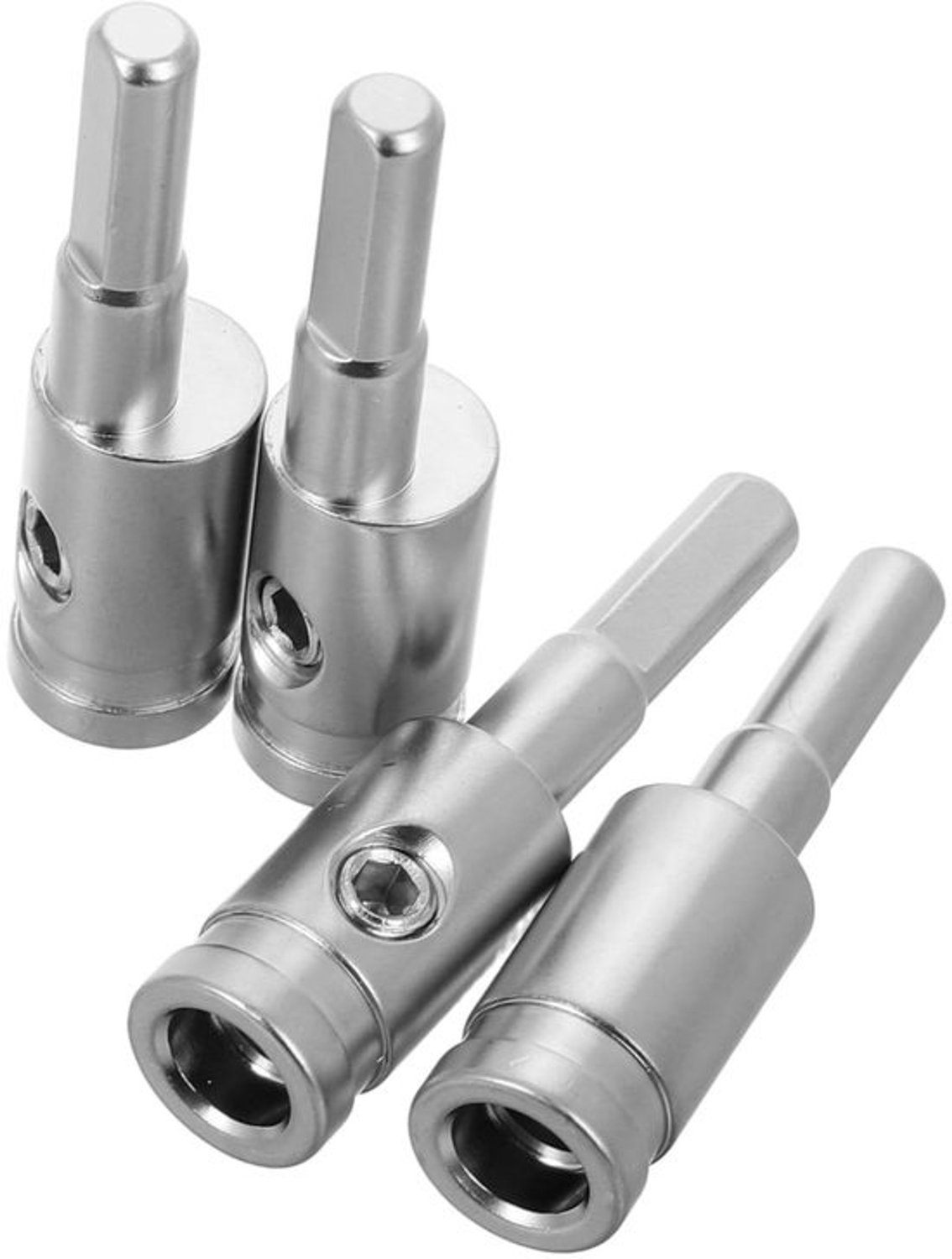 Audiokabel voor versterker - Adapterconnectoren - Stabiele stroomvoorziening - Puur koper - 42 mm - Zilver