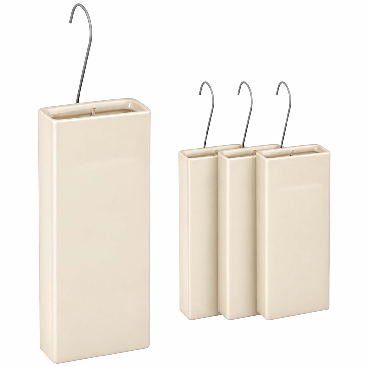 Waterverdamper radiator - set van 4 - 400 ml - beige