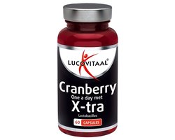 Lucovitaal Lucovitaal Cranberry met X-tra Lactobacillus 60 capsules - 60 stuks