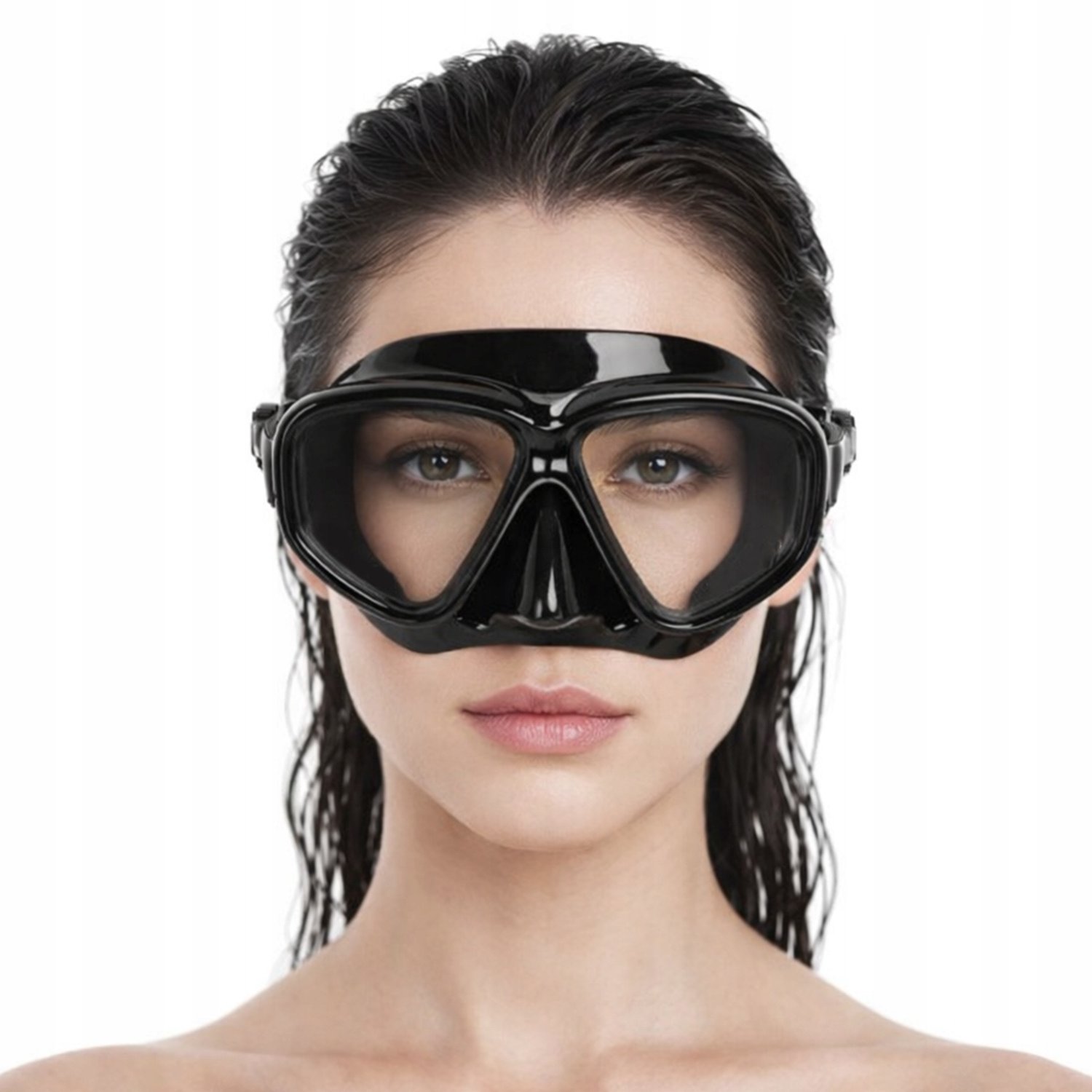 Merkloze Duikbril Zwart - Perfect voor Snorkelen en Duiken