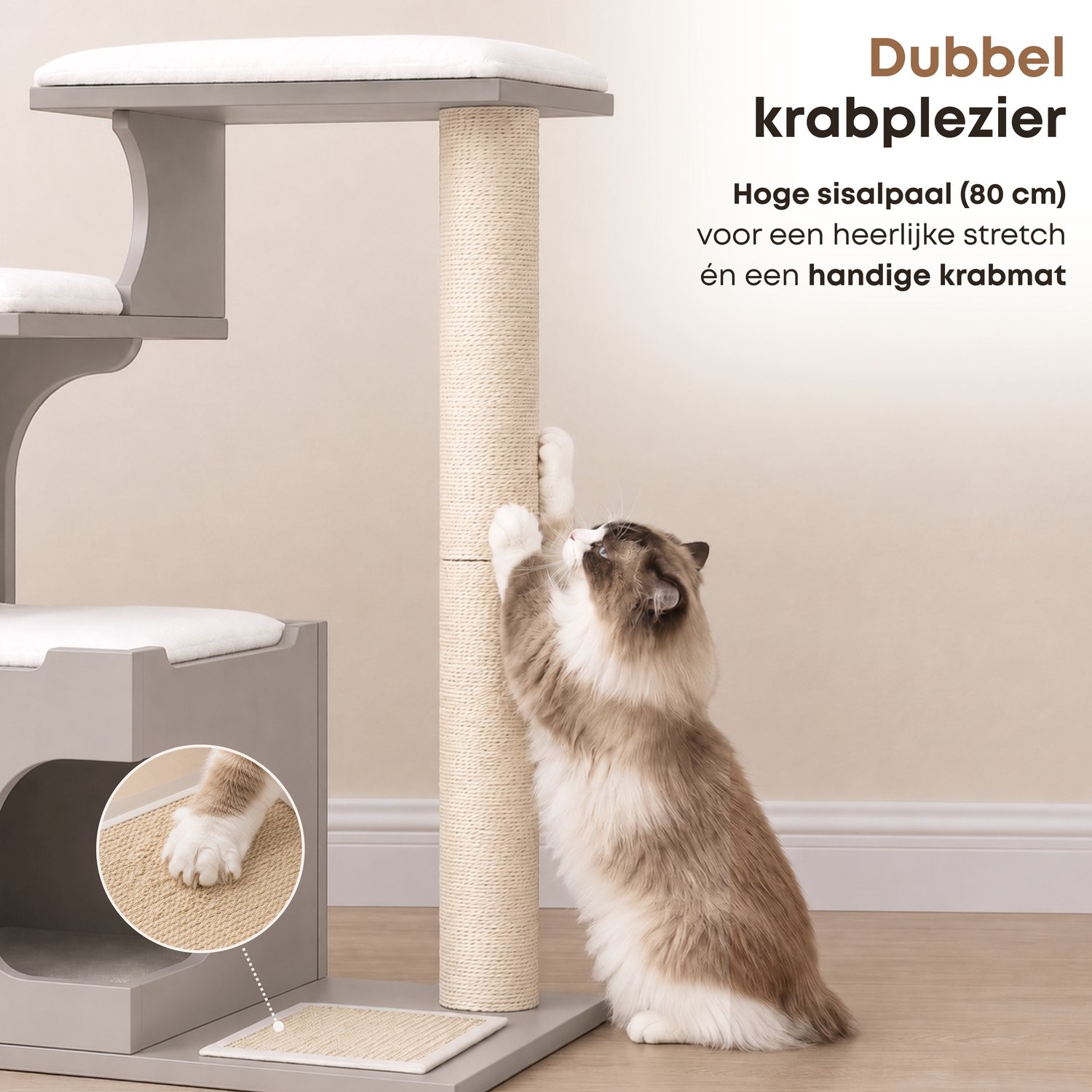 ACAZA ACAZA 86 cm Kattenboom - afbeelding 4