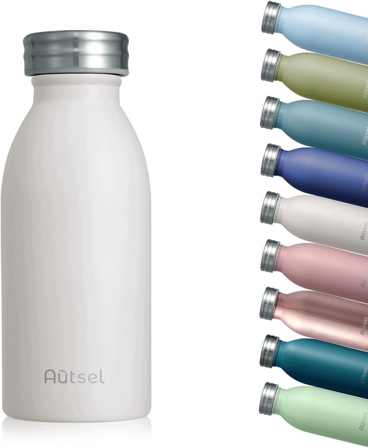 RVS Drinkfles 350ml - Vacuümgeïsoleerd, 24u koud, 12u warm