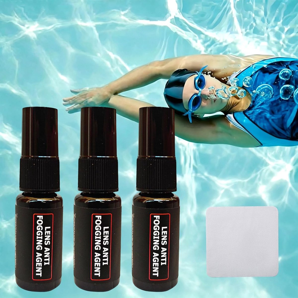 Anti-condens spray voor brillen, anti-condens spray voor brillen, 3 stuks, 20 ml, anti-condens-spray voor duikbrillen - ShopVlot