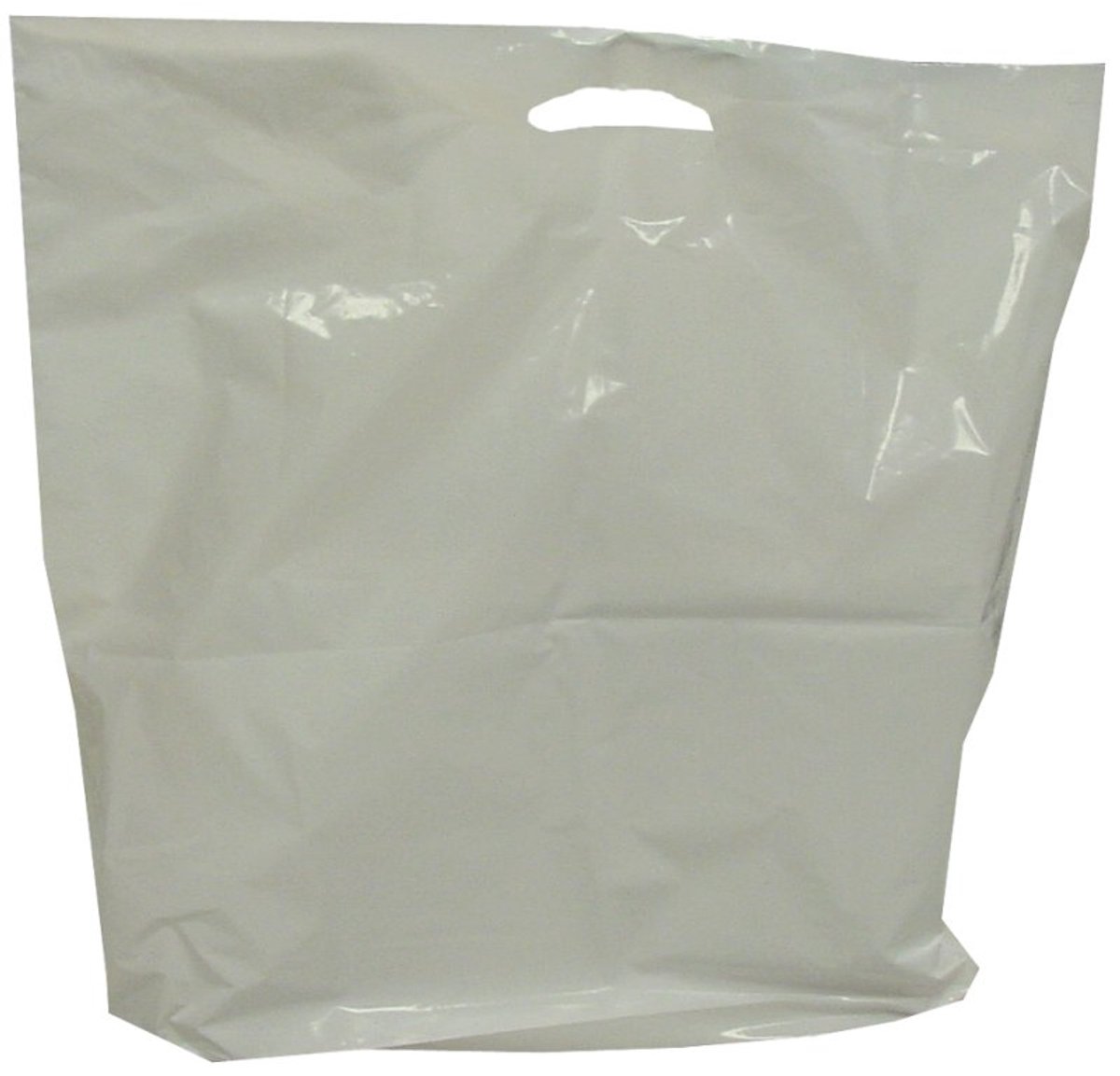 HAPPEL LDPE draagtas, wit, 50 my, 250 stuks