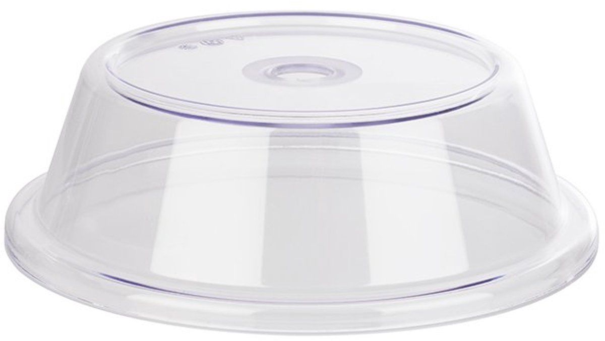 APS bordafdekking, transparant, diameter 220 mm, hoogte 70 mm
