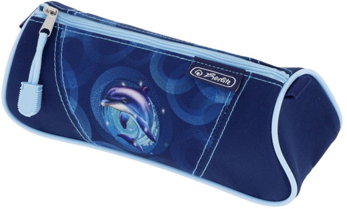 herlitz etui driehoekig, polyester, 215×70×80 mm