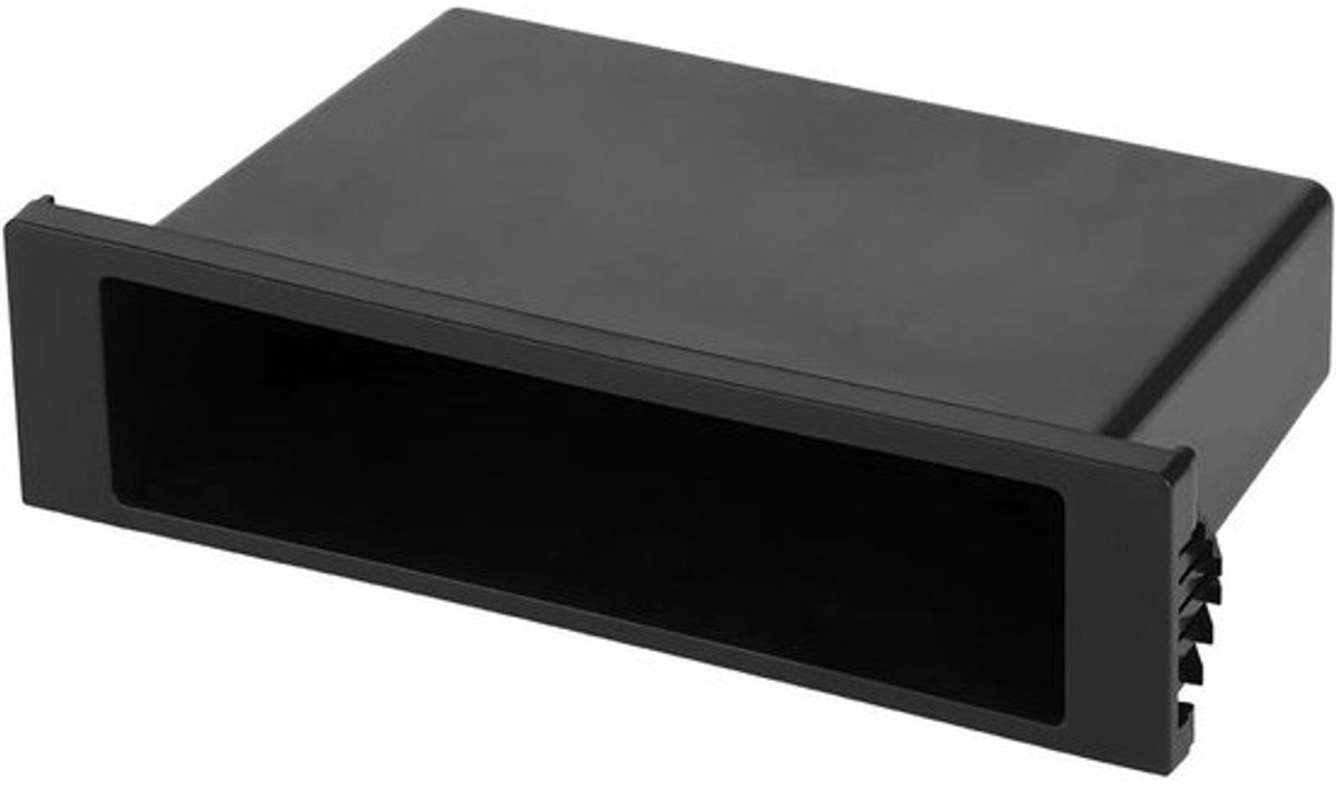 Autoradio-opbergvak - Dashboardorganizer - Voor een netter auto-interieur - Specifiek voor Alfa Romeo - 1-DIN - Zwart