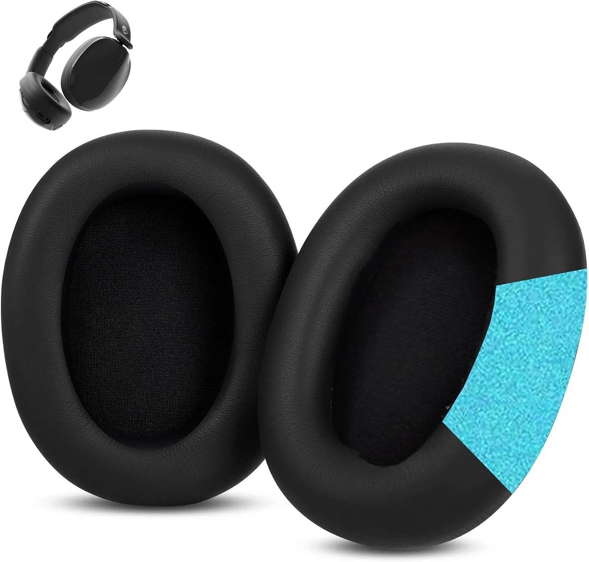 Oorkussens vervangende oorkussens compatibel met Skullcandy Hesh 540 draadloze over-ear Bluetooth-hoofdtelefoon - ShopVlot