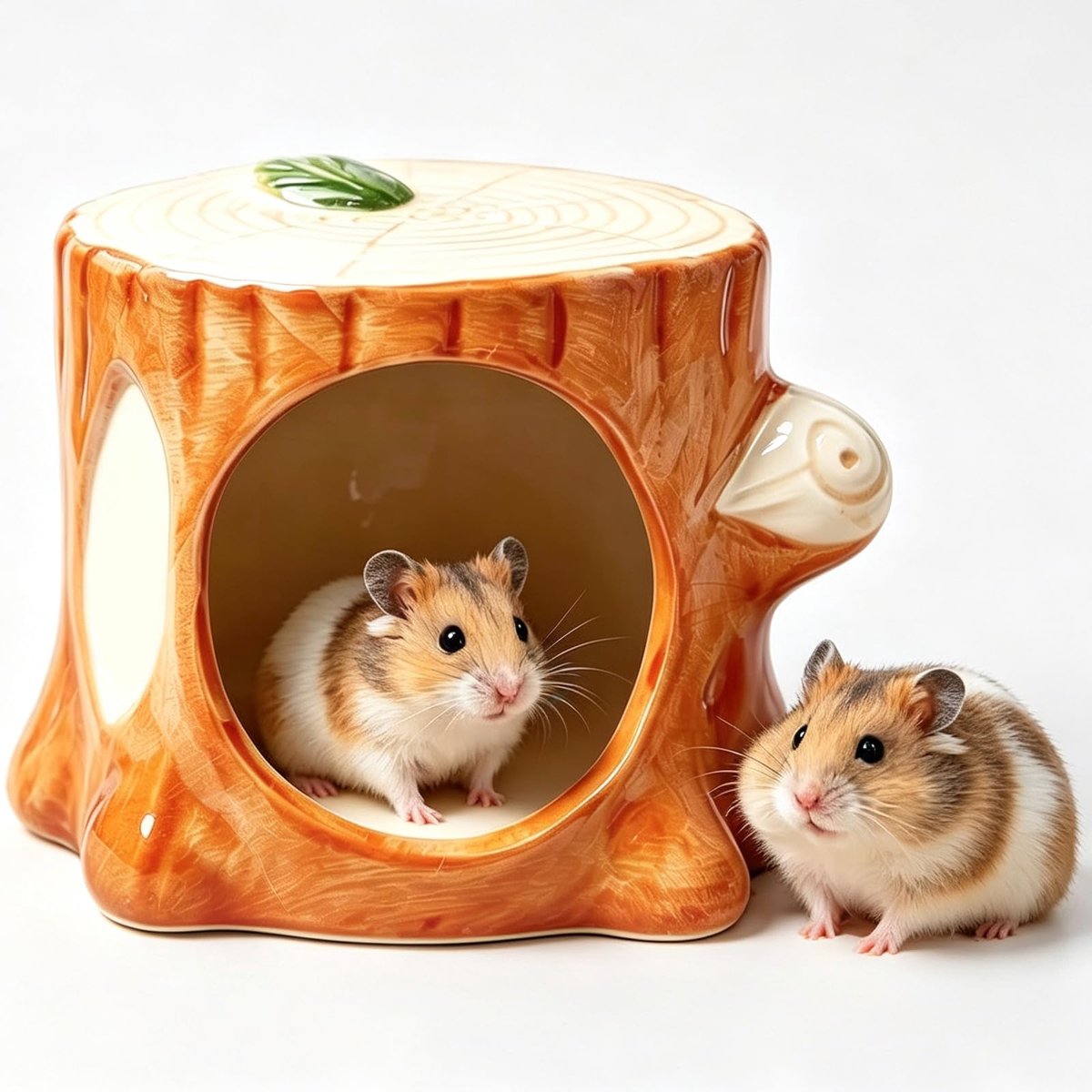 Hamsterhuis keramiek, hamsterverstopplaats keramiek, grote schuilplaats - ShopVlot