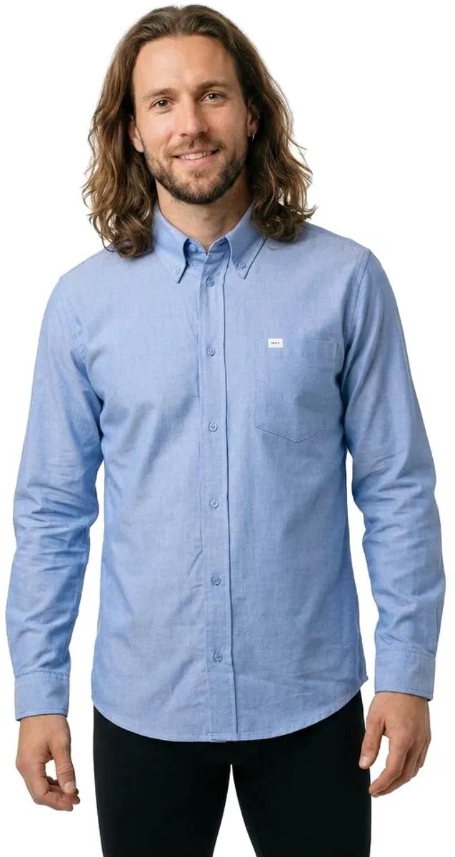 Makia Flagship Overhemd Met Lange Mouwen Blauw M Man