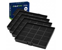 4x Koolstoffilter voor Broan CHF007 / D241