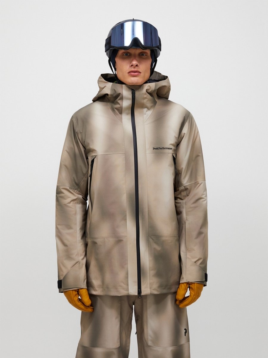 Peak Performance Edge HIPE® 3L AOP Shell Ski Jas Powder Power Fade