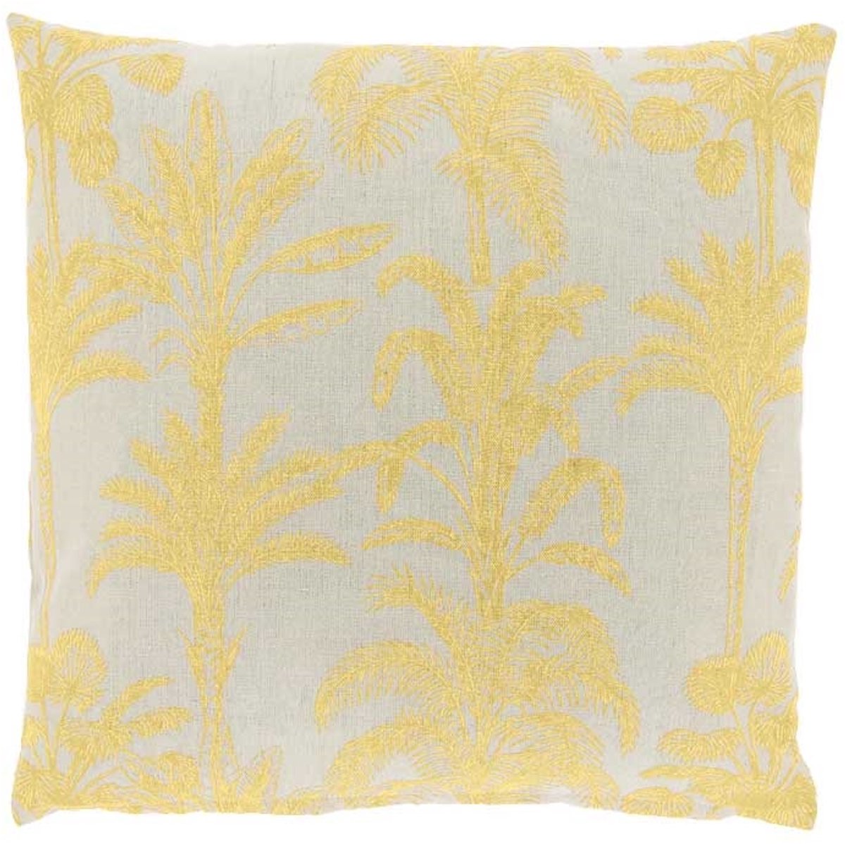 Unique Living Sierkussen Tilly Lemon Yellow -45x45cm Geel
