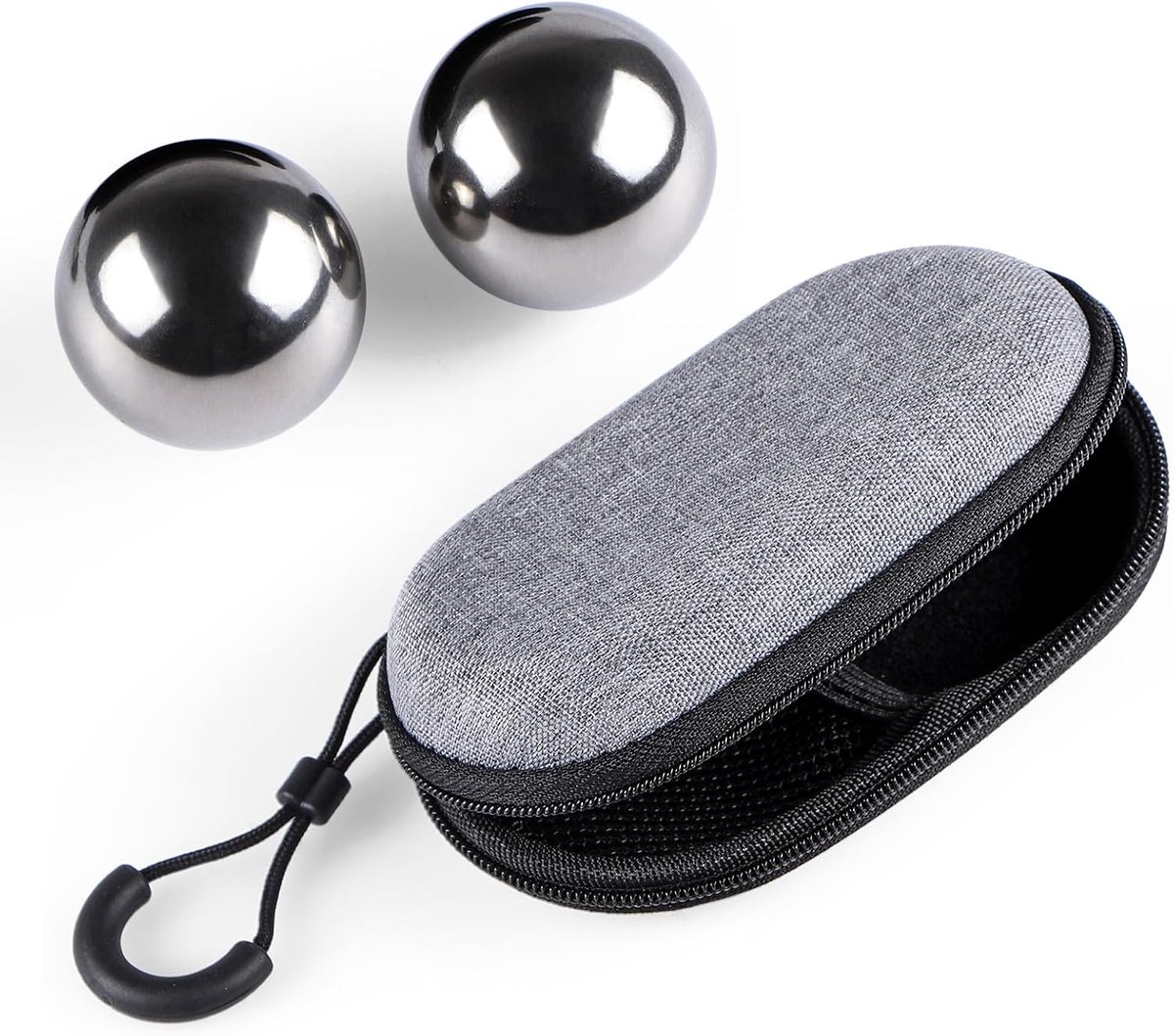 Meditatieballen 40 mm - 304 RVS Baoding ballen - Handtraining - Verminder stress - ShopVlot