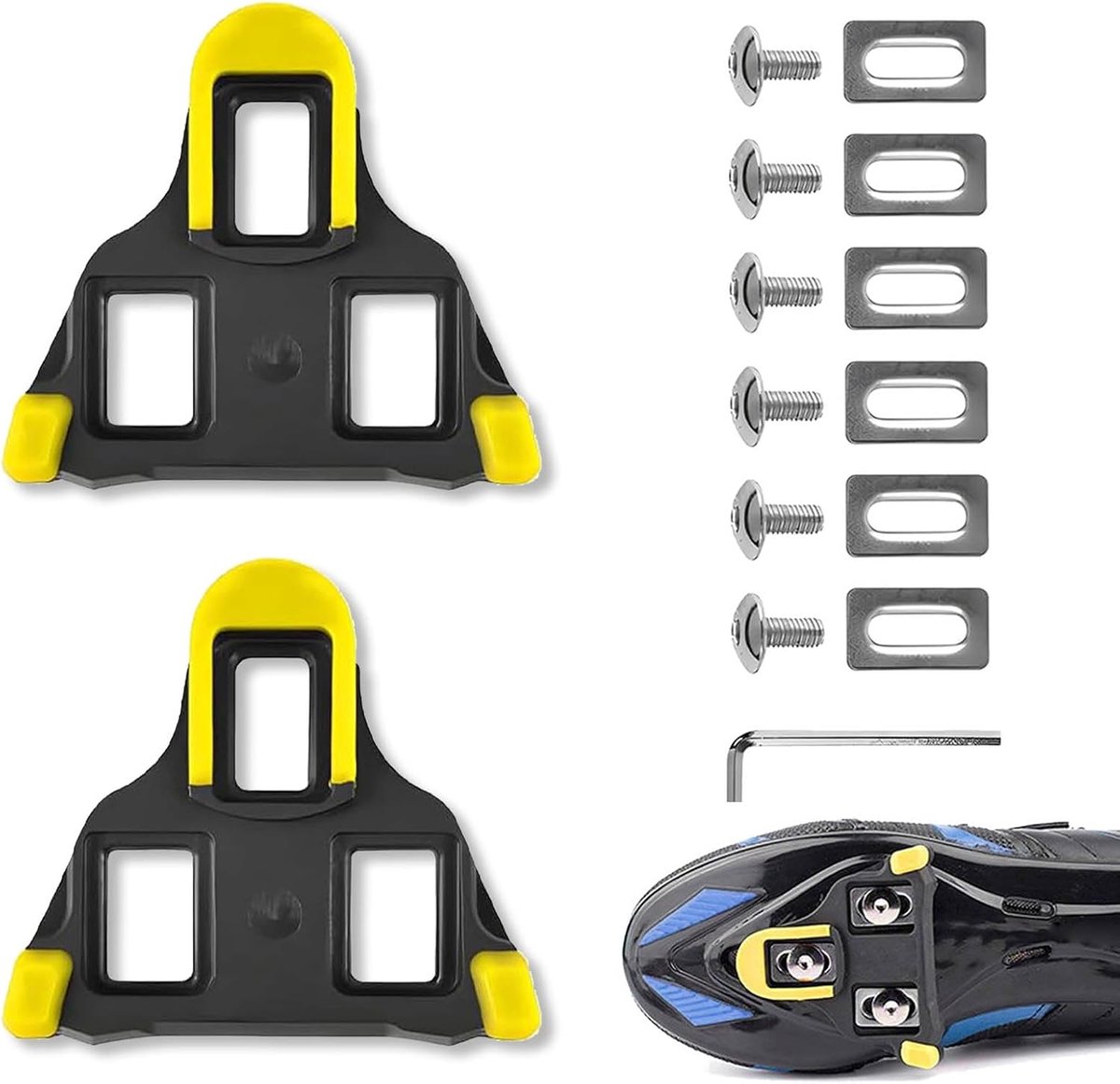 SPD Cleats, SPD SL Cleats, SPD SL Pedals, Universal Bicycle Accessories Set for Shimano SPD Cleat, Bicycle Wheel Set - ShopVlot