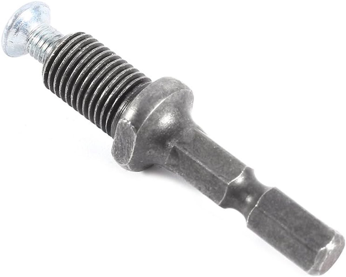 Adapter voor boorhouder 3/8 inch - 24UNF, stalen adapter met zeskantschacht voor sleutelloze boorhouders, snelle vervanging van bits voor roterende slagschroevendraaiers