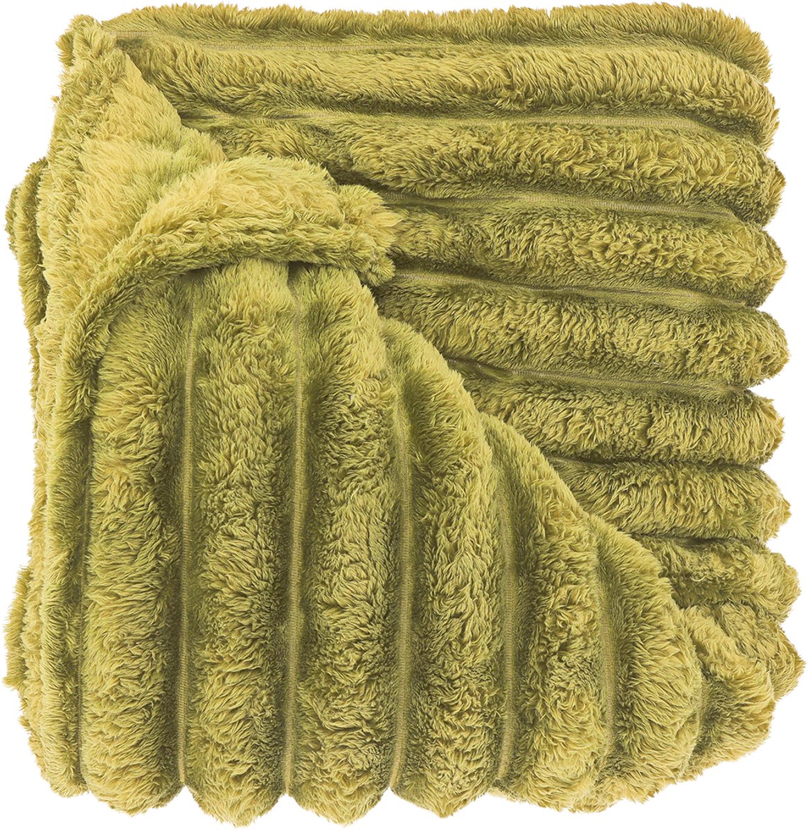 Unique Living Plaid Romee 150x200cm - Moss Green Groen