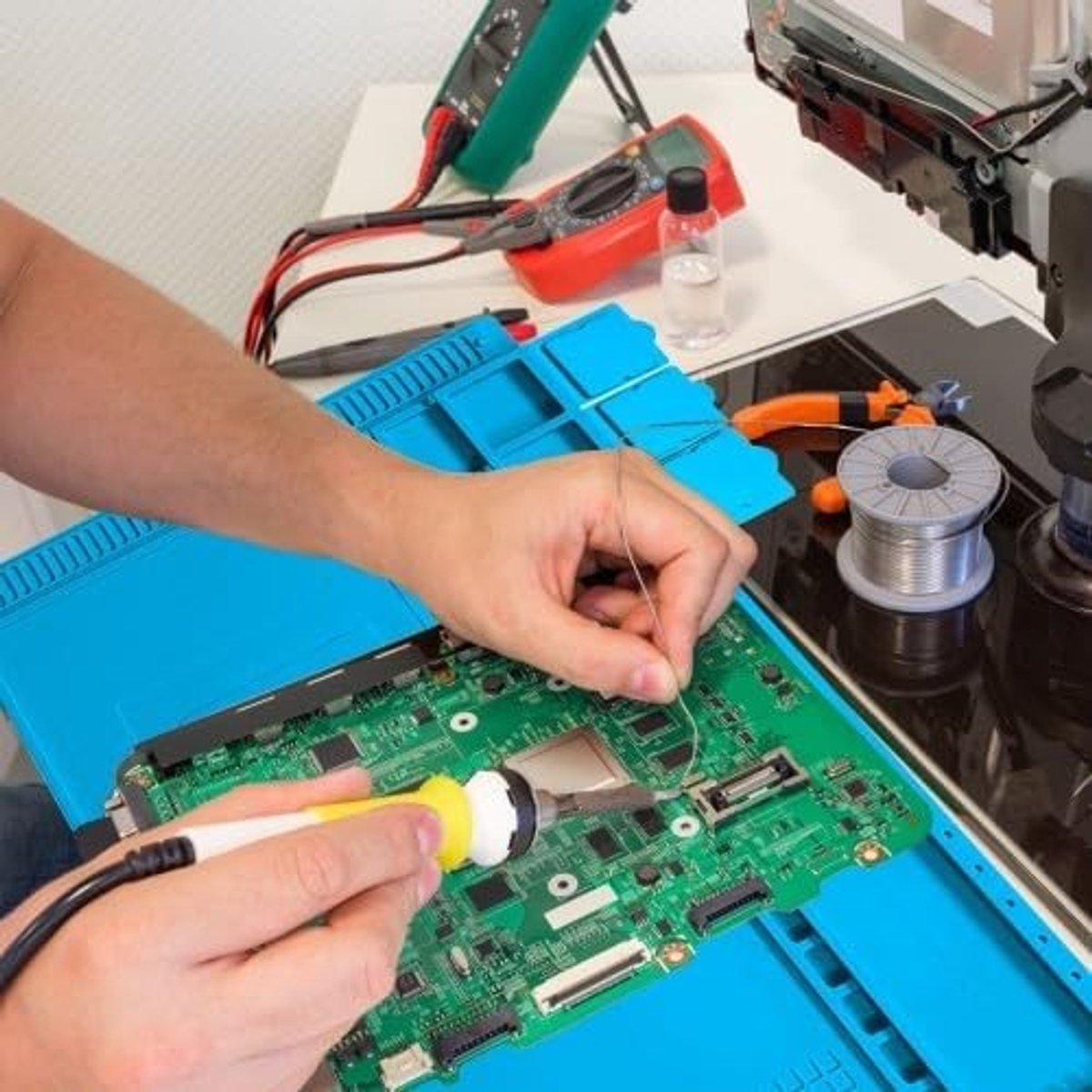 Reparatiemaat voor solderen en lassen, 45 × 30 cm, hittebestendig tot 500 °C, antistatisch en duurzaam