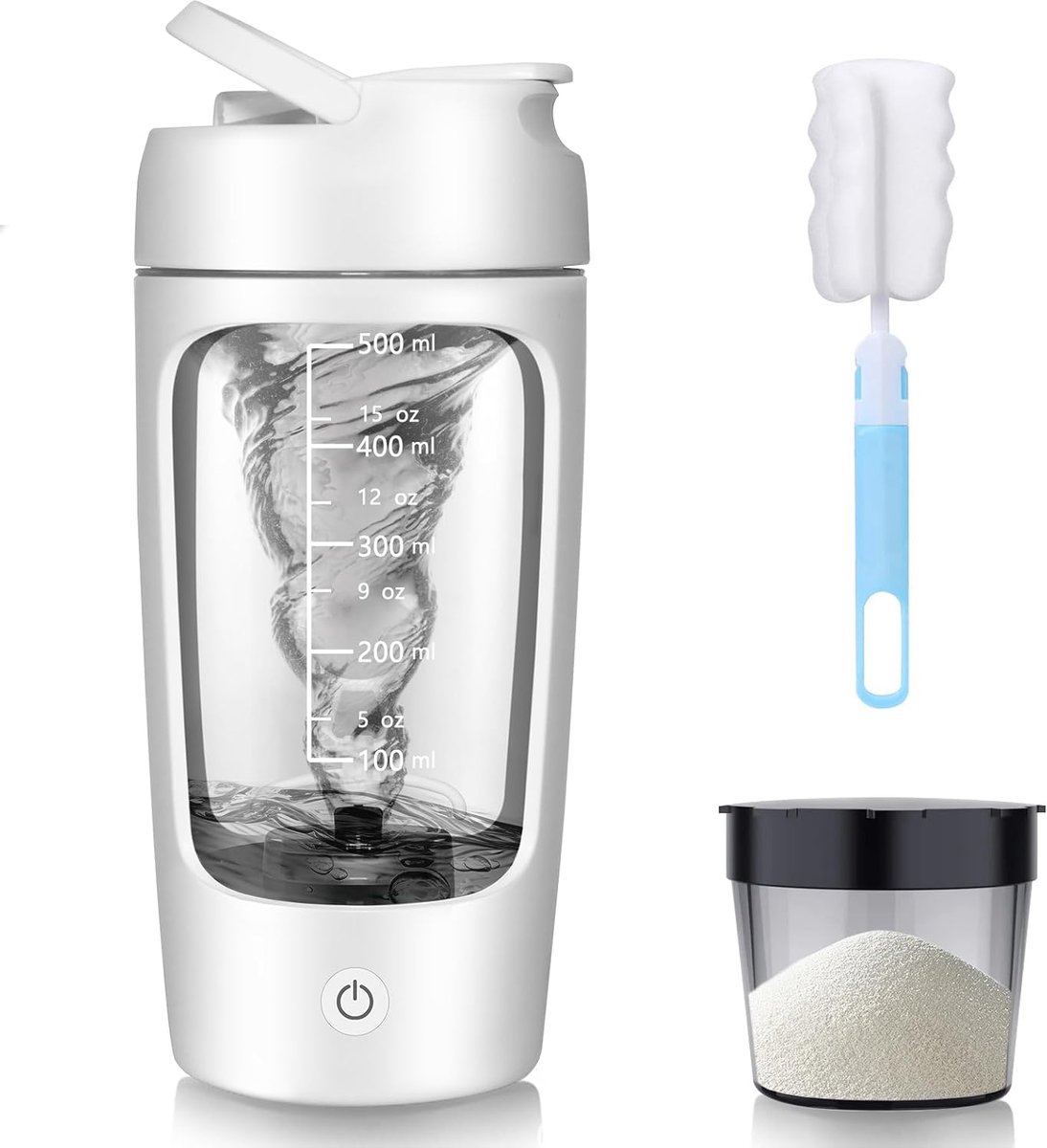 Electric Protein Shaker Bottle, SOARFLY 650ml Protein Shaker Bottle USB-C Rechargeable, Protein Shaker, BPA Free - ShopVlot
